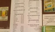 Csóni Tó Büfé Tatabánya - Étlap/itallap