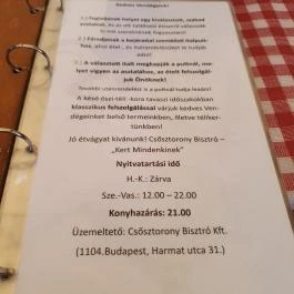 Csősztorony Grillterasz, Budapest - Egyéb