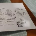 Cukorborsó Kertvendéglő Páty - Étlap/itallap