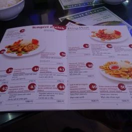 Dang Muoi Vietnami Étterem - Bécsi út, Budapest - Étlap/itallap