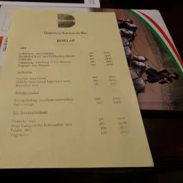 Depresso Étterem & Kávéház, Eger - Étlap/itallap