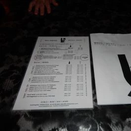 Doblo Wine & Bar, Budapest - Étlap/itallap