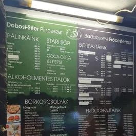 Dobosi-Stier Pincészet Badacsonyi Fröccsterasz Badacsony - Egyéb