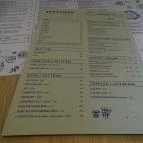 Dobrumba Budapest - Étlap/itallap