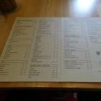 Dobrumba Budapest - Étlap/itallap