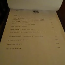 Doktor Blažej - Primátor Pub, Budapest - Étlap/itallap