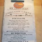 Dos Puertas Székesfehérvár - Étlap/itallap