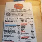 Dos Puertas Székesfehérvár - Étlap/itallap