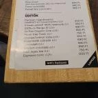 Double Shot - Veres Pálné utca Budapest - Étlap/itallap