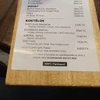 Double Shot - Veres Pálné utca Budapest - Étlap/itallap