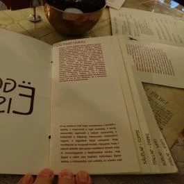Egoist Café, Budapest - Étlap/itallap