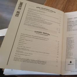 El Gusto, Sopron - Étlap/itallap