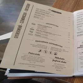 El Gusto, Sopron - Étlap/itallap