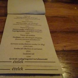 Eleven - Bor & Tapas, Pécs - Étlap/itallap