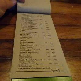 Eleven - Bor & Tapas, Pécs - Étlap/itallap