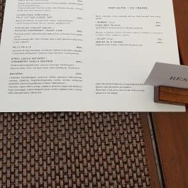 Émile Étterem, Budapest - Étlap/itallap