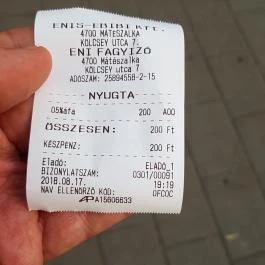 Eni Fagyizó Mátészalka - Egyéb