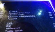 EPA Drink & Caffe Bar Budapest - Étlap/itallap