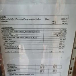 Erdei Büfé, Italozó Tés - Egyéb