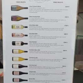 Etyeki Kúria Etyek - Étlap/itallap