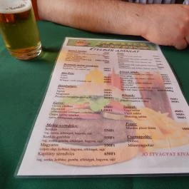 Éva Presszó, Körösladány - Étlap/itallap