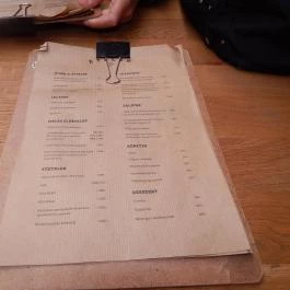 Extra, Budapest - Étlap/itallap