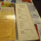 Fahéj Kávézó Budapest - Étlap/itallap