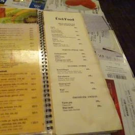 Fahéj Kávézó, Budapest - Étlap/itallap