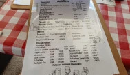 Faparázs Grillterasz Dunabogdány - Étlap/itallap