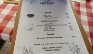 Faparázs Grillterasz Dunabogdány - Étlap/itallap