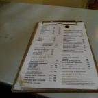 Fekete Budapest - Étlap/itallap