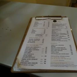 Fekete, Budapest - Étlap/itallap