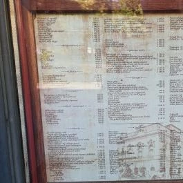 Fekete Sas Kávéház Hódmezővásárhely - Étlap/itallap