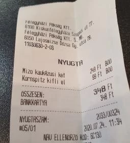 Félegyházi Pékség 5. sz. Mintabolt