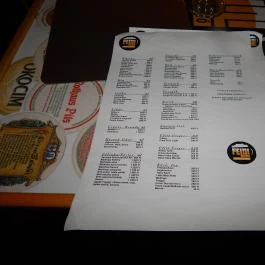 Felni Sörbisztró, Budapest - Étlap/itallap