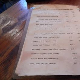 Fino Wine & Tapas Bar, Budapest - Étlap/itallap