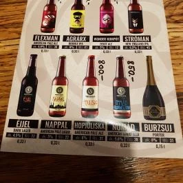 Firpo Burger & Bar Budapest - Étlap/itallap