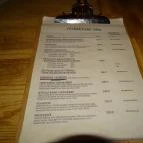 FIRST Craft Beer & BBQ Budapest - Étlap/itallap