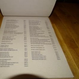 FIRST Craft Beer & BBQ, Budapest - Étlap/itallap