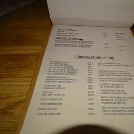 FIRST Craft Beer & BBQ, Budapest - Étlap/itallap