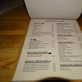 FIRST Craft Beer & BBQ, Budapest - Étlap/itallap