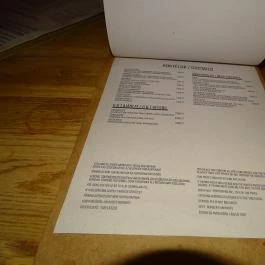 FIRST Craft Beer & BBQ, Budapest - Étlap/itallap