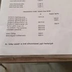 Flamingó Borház Etyek - Étlap/itallap