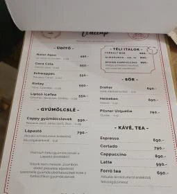 Forró Fogadó étterme