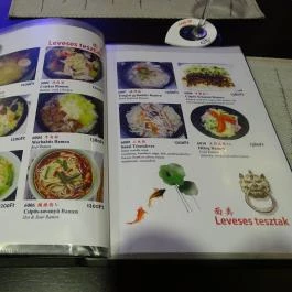 Fu Mester Étterem, Budapest - Étlap/itallap