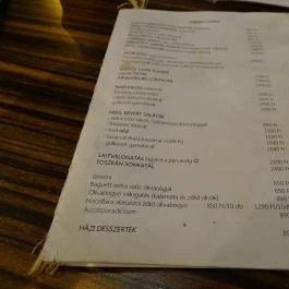 Galéria 12 Kávézó & Borbár, Budapest - Étlap/itallap