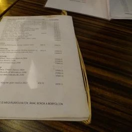 Galéria 12 Kávézó & Borbár, Budapest - Étlap/itallap