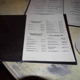 Gellért Hotel Eszpresszó Budapest - Étlap/itallap