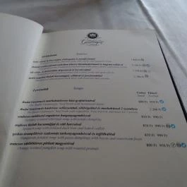 Budai Gesztenyés Étterem és Kávézó, Budakeszi - Étlap/itallap