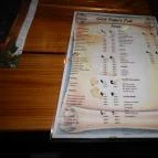 Gold Roger's Pub Budapest - Étlap/itallap